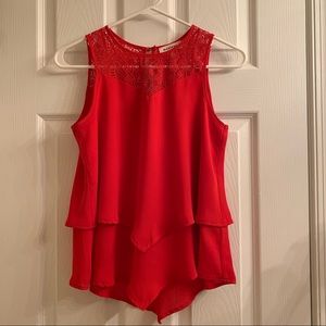 Monteau Los Angeles red top